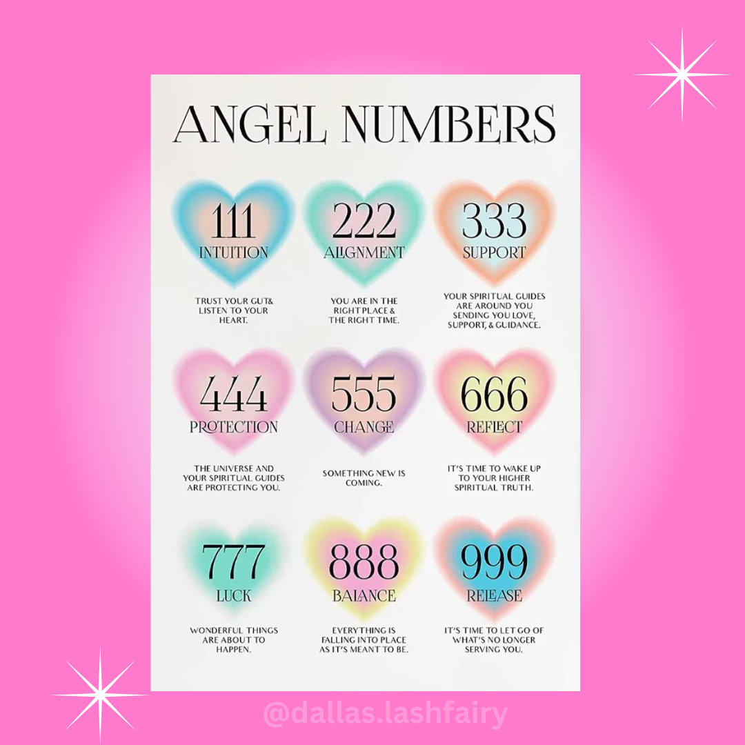 Números de ángeles: colección de pinzas
