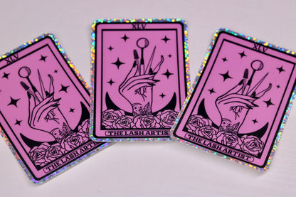 Lash Artist Tarot Sticker